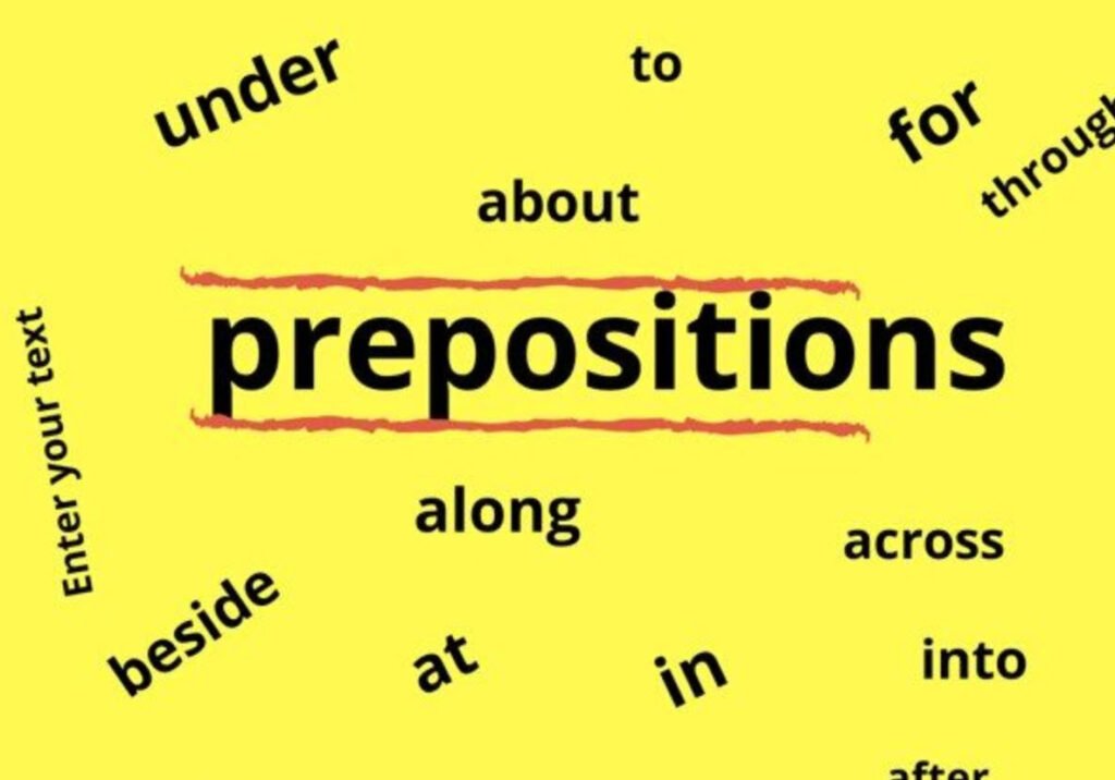 Top 50 Prepositions Eduhyme