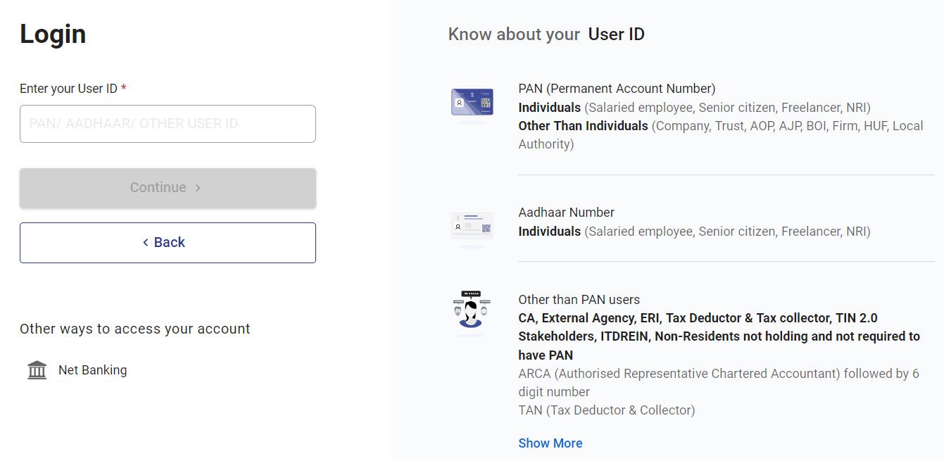 Login Income Tax